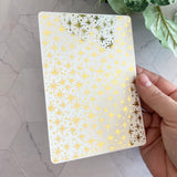 Gold Foil Starry Night - Waterslide Transfer Decal
