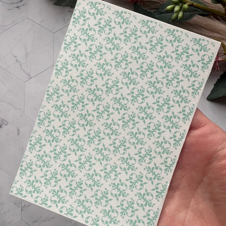 Victorian Fleur - Water Soluble Transfer