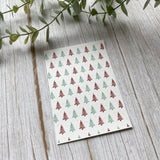 Christmas Tree in Red and Green - Water Soluble Transfer