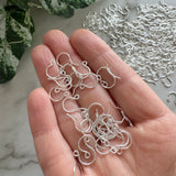 Mini Hooks - Bright Silver