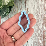 Elongated Cobweb Charms - Gold Plated Stainless Steel