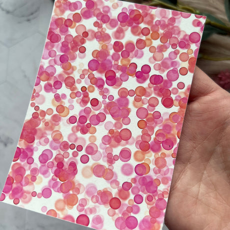 Watercolour Spots - Water Soluble Transfer