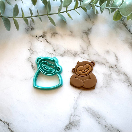 Monkey Book Snuggle - Bookmark Cutter Set