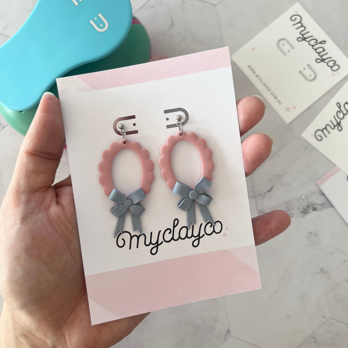 Earring Card Hole Punch - Horizontal