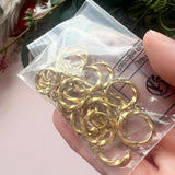 Secret Stash Item - Bag of Random Gold Plated Hoop Findings