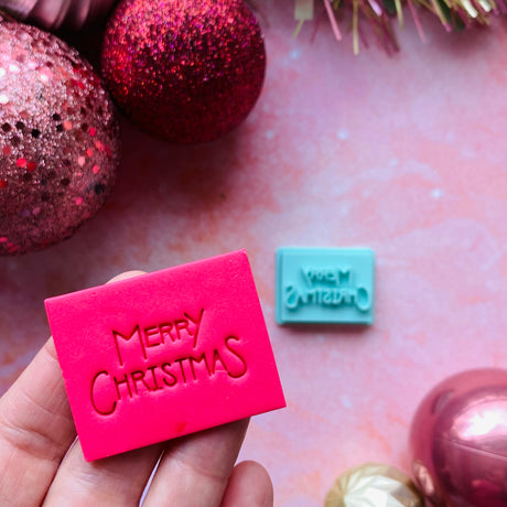 Classic Merry Christmas Stamp