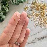 Mini Hooks - Gold Plated Stainless Steel