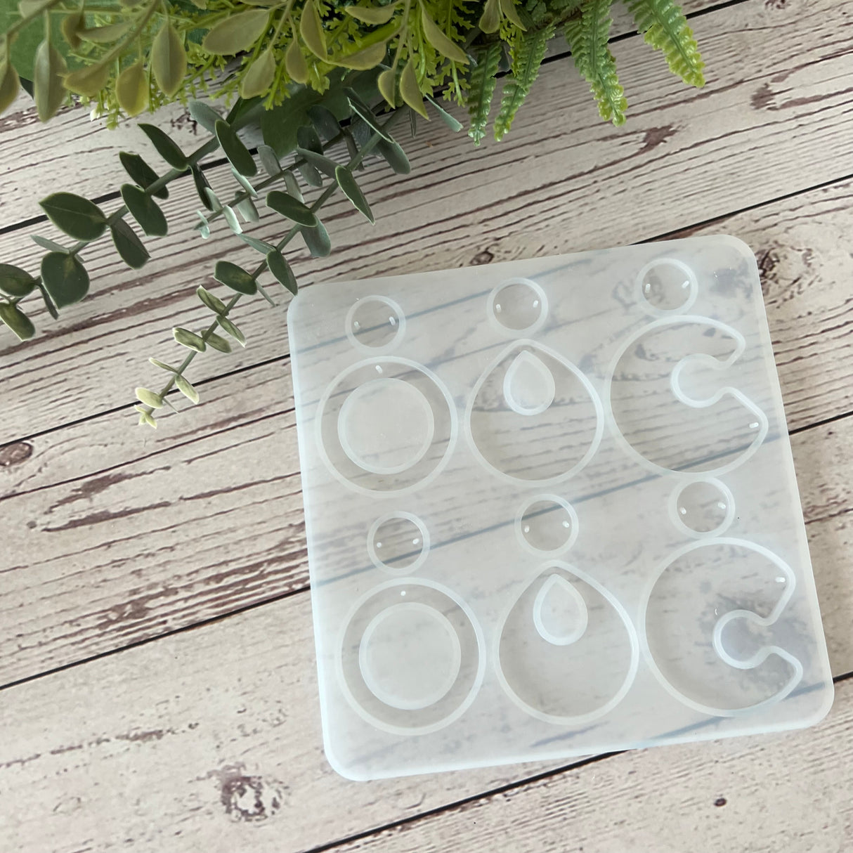 Dangle Earrings Hoops Resin Mould