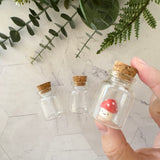 Mini Glass Bottles -  3 pack