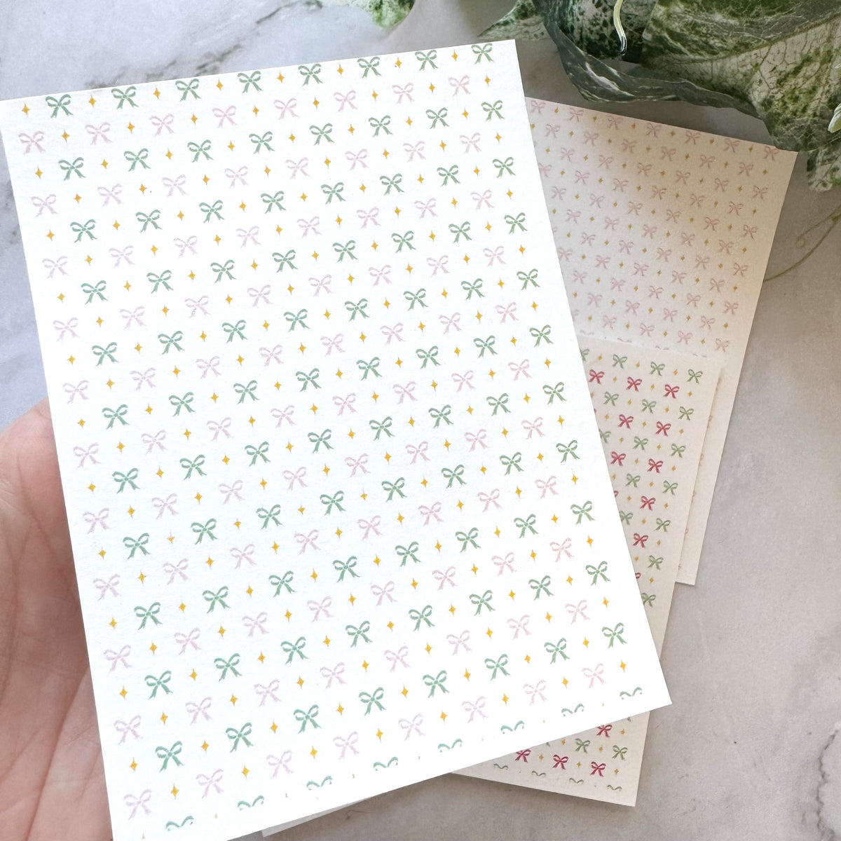 Ribbon Bows - Water Soluble Transfer