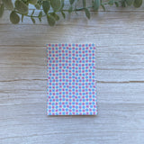 Retro Flowers in Blueberry - Water Soluble Transfer