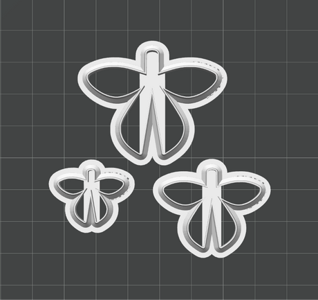 3D Scissor Bow Trio Cutter Set STL - digital download