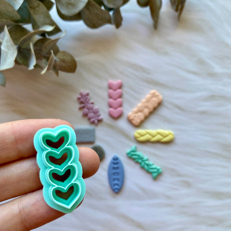 Layered Hearts Huggie Cutter