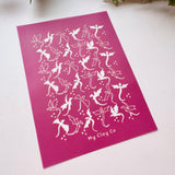 Dragon Flight Silk Screen