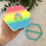 Keepsake Wooden Hexagon Box