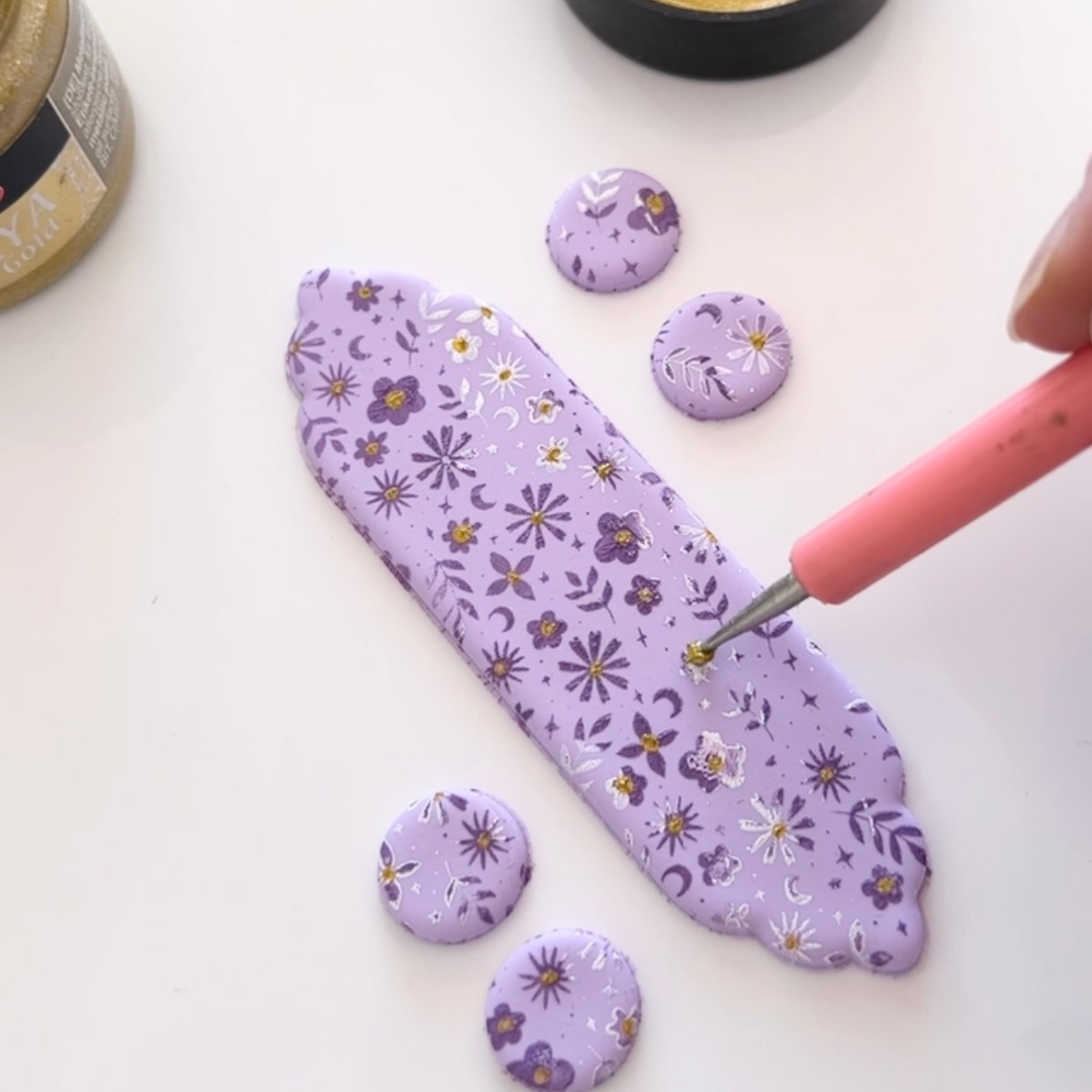 Polymer Clay Silk Screen Techniques - Printable Tutorial