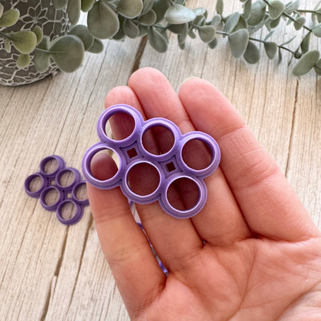 Circle Stud Multi-Cutter Bundle STL - digital download