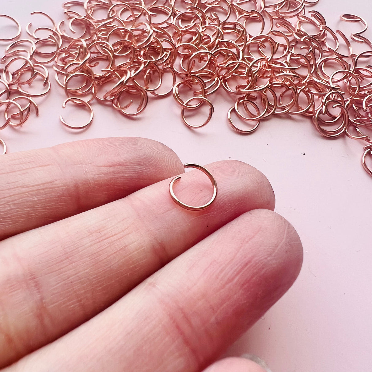 Jump Rings - Rose Gold