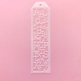 Grungy Alphabet Stencil
