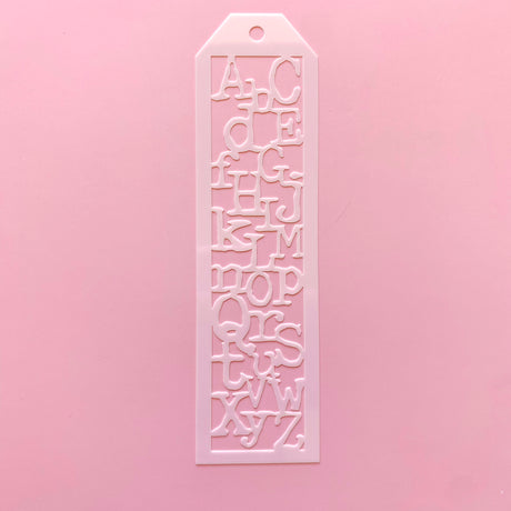 Grungy Alphabet Stencil