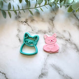 Cat Book Snuggle - Bookmark Cutter Set
