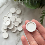 Wooden Bezel Tray - White Colour (three sizes)