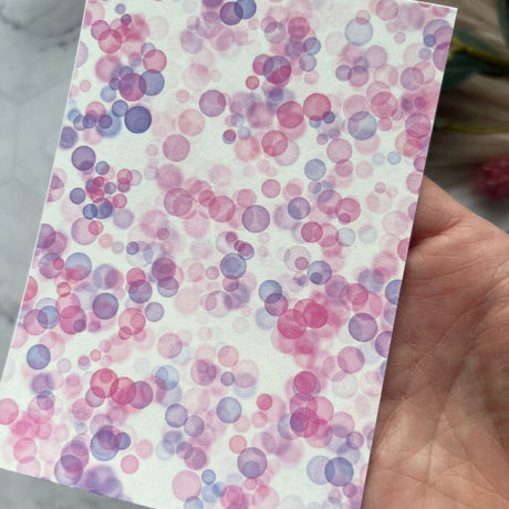 Watercolour Spots - Water Soluble Transfer