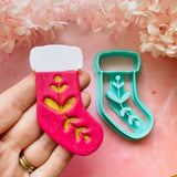 Folk Stocking Christmas Decoration Cutter