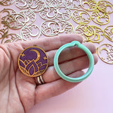 Lotus Moon Charms - Gold Plated Stainless Steel