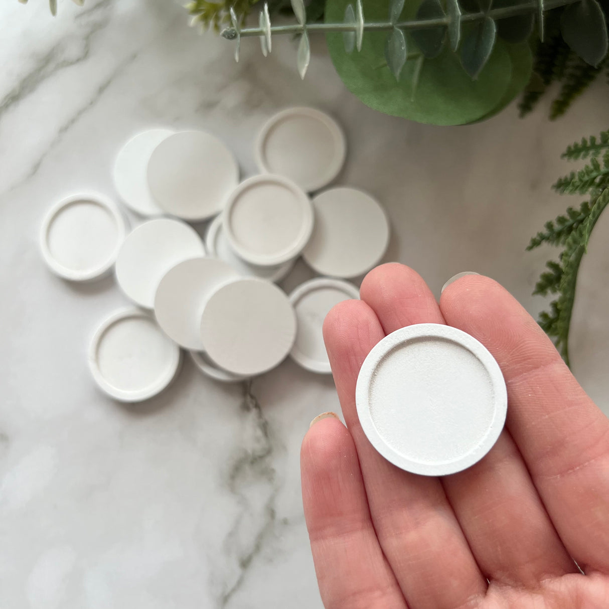 Wooden Bezel Tray - White Colour (three sizes)
