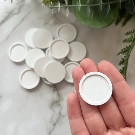Wooden Bezel Tray - White Colour (three sizes)