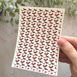 Spooky Bats Large - Water Soluble Transfer