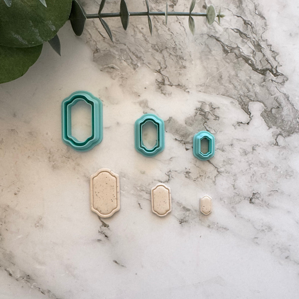 Scalloped Corner Rectangle Inset Cutter