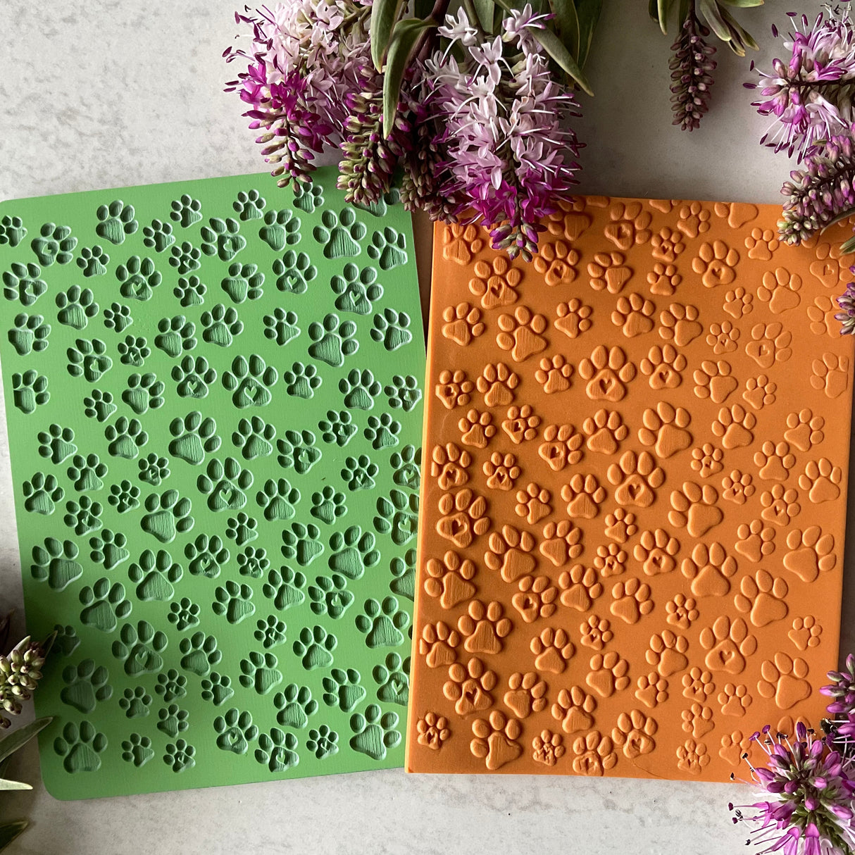 Paw Prints of Love - Texture Mat