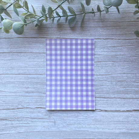 Gingham - Water Soluble Transfer