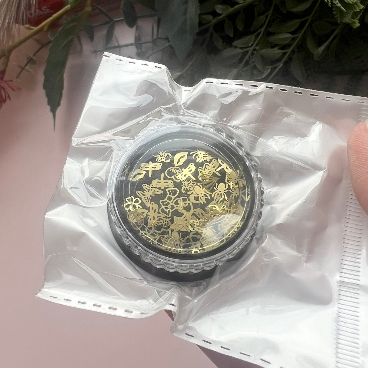 Secret Stash Item - Tiny Metal Shape Embellishments - Hearts, Bows, Dragonflies + random things