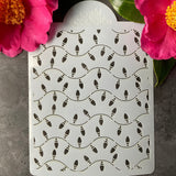 Christmas Fairy Lights Stencil (ST047)