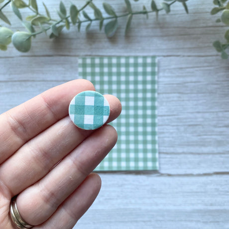 Gingham - Water Soluble Transfer