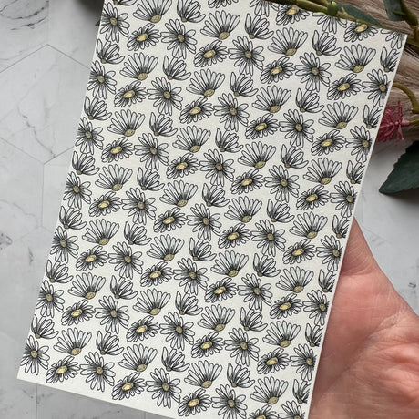 Floating Daisy - Water Soluble Transfer