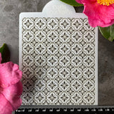 Boho Floral Tiles Stencil (ST020)