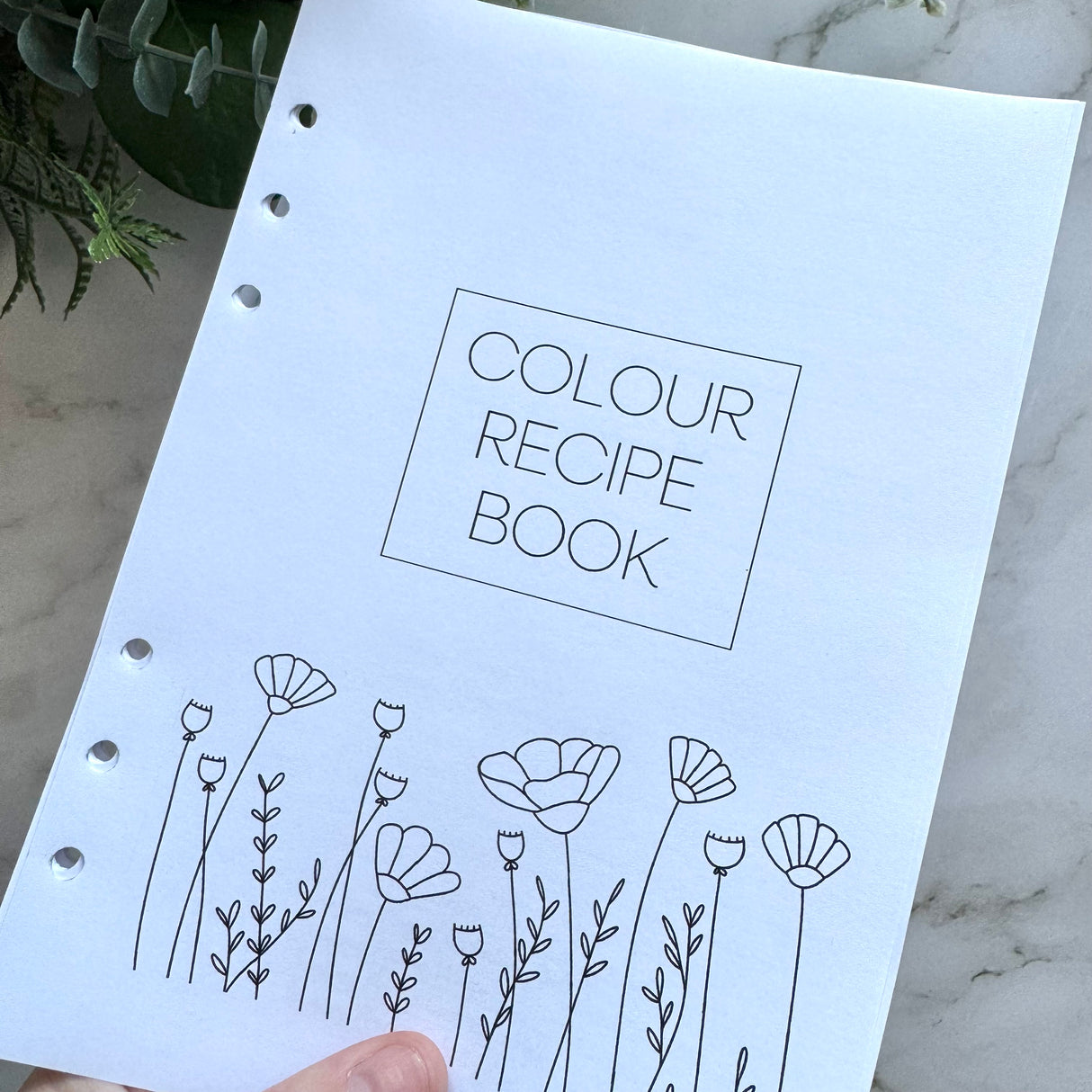 MyClayCo Colour Recipe Collection Insert