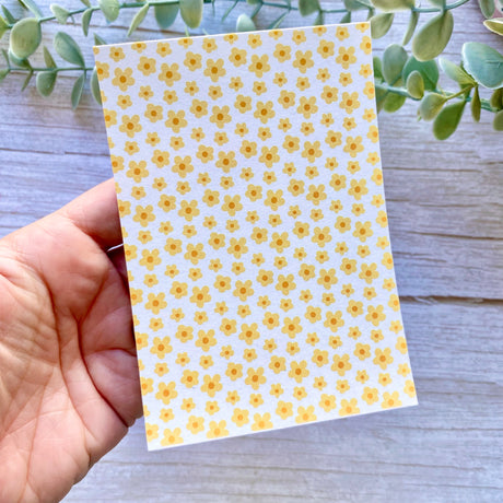 Cute Daisy - Water Soluble Transfer