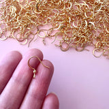 Boho Hooks - Gold Plated Stainless Steel - Vertical Loop