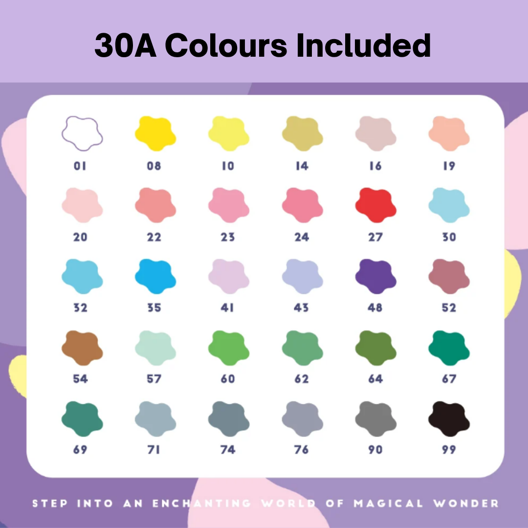 Arrtx Acrylic Paint Pens - 30 Colour Set Paint Markers