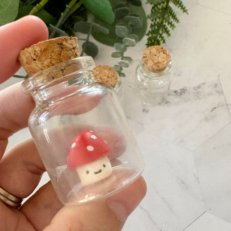 Mini Glass Bottles -  3 pack