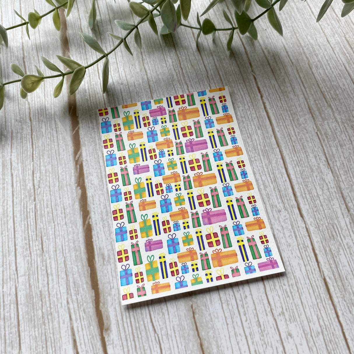 Pretty Present - Water Soluble Transfer
