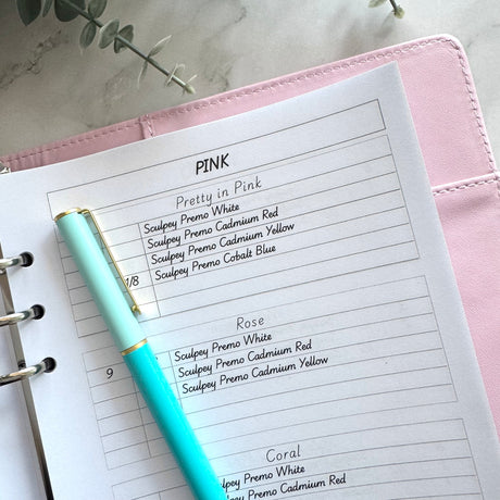 Colour Recipe Binder Bundle