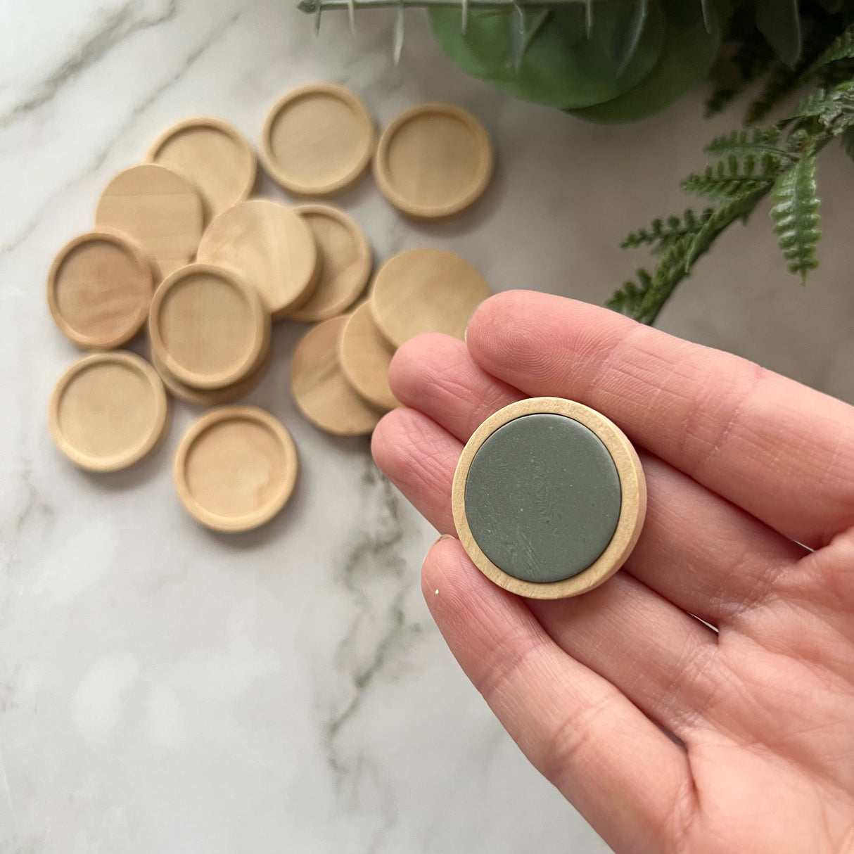 Wooden Bezel Tray - Oak Colour (three sizes)