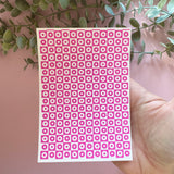 Tiled Retro Flower - Water Soluble Transfer