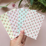 Cherry Stripes - Water Soluble Transfer
